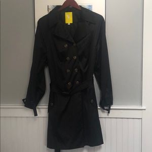 Vaute Couture black raincoat / trench